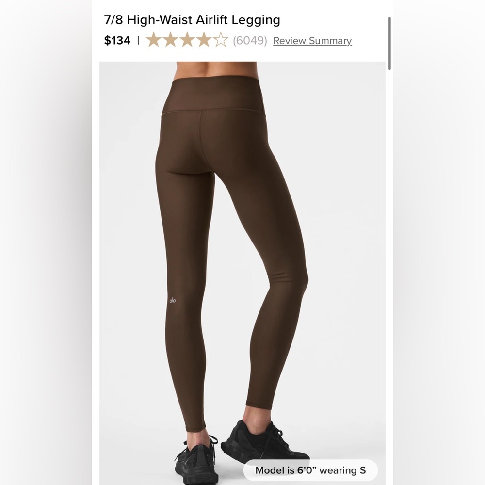 Alo yoga 7/8 high waist airlift leggings MEDIUM